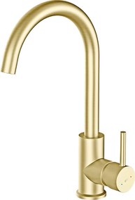 Kiwo bateria zlewozmywakowa szczotkowanego złota - Essebagno