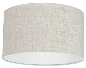 Abażur tkaninowy jasnoszary 35/35/20