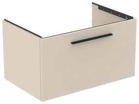 Kremowa wisząca szafka pod umywalkę 80x44 cm i.Life B – Ideal Standard