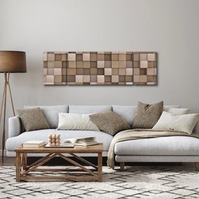 Obraz - Beżowe kostki (170x50 cm)