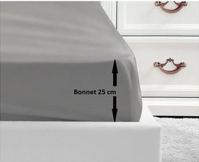 Poszewka na materac 100% bawełny 140x190x25 cm Szary Jasny Lovely Home