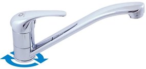 RAV Slezák SA005.0 - Bateria zlewozmywakowa SAZAVA 11,7 cm chrom błyszczący