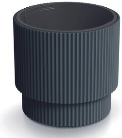 Donica ogrodowa z wkładem Milly  30 x 30 x 28,5 cm antracytowy PROSPERPLAST