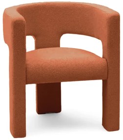 Pomarańczowy designerski fotel ALPAH B