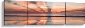 Obraz promieni słonecznych nad plażą Dayton (170x50 cm)