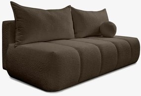 Sofa z Funkcją Spania SARIA Mocca Boucle Nowoczesna