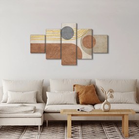 Obraz - Nowoczesny kolaż (125x70 cm)