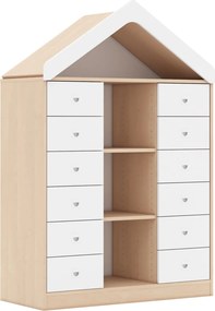 Regał szkolny domek Blox BASE 110 index 3PP-3R-12SB-D