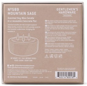 Zapachowa sojowa świeca czas palenia 40 h Mountain Sage – Gentlemen's Hardware