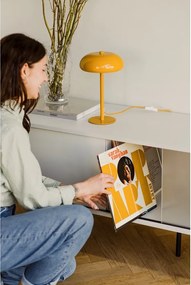 Szarobeżowa szafka pod TV 160x60x42 cm Met – noo.ma