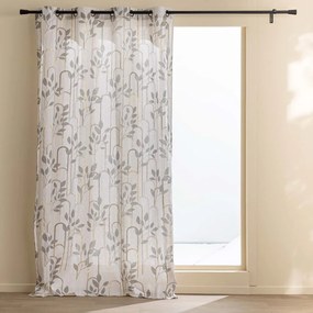 Szara zasłona 140x240 cm Roseris – douceur d'intérieur