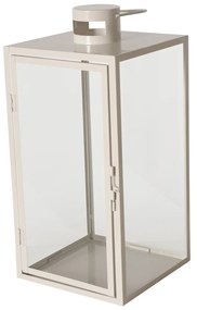 Lampiony metalowe ARANIA, beżowe, 2 sztuki