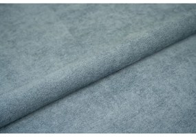 Niebieskie tapicerowane łóżko jednoosobowe ze schowkiem i materacem 120x200 cm Avela – Bonami Selection