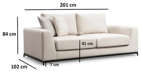 Beżowa sofa Artie Line