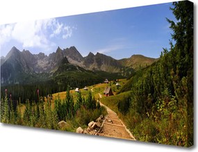 Fotoobraz na płótnie Tam Gdzie Góry Spotykają Morze