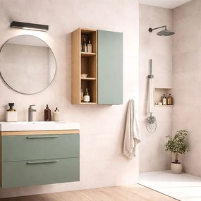 Zielona szafka łazienkowa na ścianę S0-D79