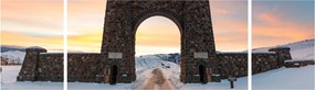 Obraz bramy, Yellowstone (170x50 cm)