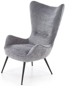 Nowoczesny szary fotel S1-K81