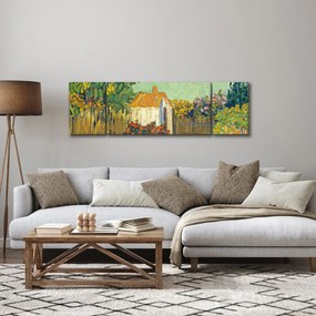 Obraz - Imitator of Vincent van Gogh, Landscape, reprodukcje (170x50 cm)
