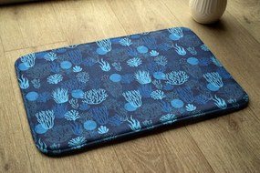 Dywanik do łazienki Dywanik do łazienki Niebieski Rafa Koralowa