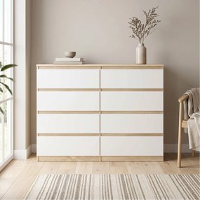 Komoda NUDO 138,5 cm do Salonu Sypialni Dąb sonoma