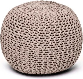 Szarobrązowy puf Bonami Essentials Jagger