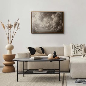 Plakat Miękka gra światła 30x21 cm z ramą złotą bez marginesu ARTGEIST B