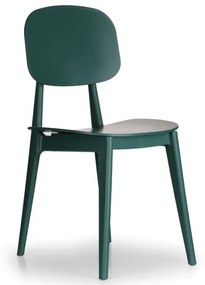Krzesło do jadalni plastikowe SIMPLY 3+1 GRATIS, zielone
