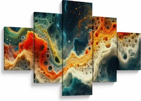 Obraz - Nowoczesna abstrakcja (125x70 cm)