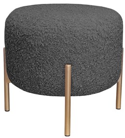 Pufa OLA LOFT ławka podnóżek metal złoty Rolf7