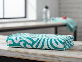 SZYBKOSCHNĄCY RĘCZNIK Z MIKROFIBRY TURKUSOWY 70X140 70x140 cm