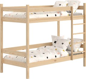 Łóżko piętrowe Fabrio - 80x200 / sosna