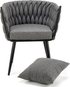 Tapicerowany fotel wypoczynkowy z poduszkami Avatar