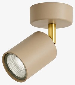 Beżowy minimalistyczny kinkiet reflektor H3-F03
