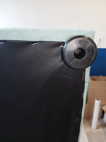 PROMOCJA Rozkładana kanapa w kształcie U VENORIA 285x146 cm, jasnozielona + 2 poduszki GRATIS II. jakość