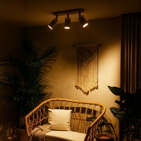 Lampa sufitowa kaszmir, złoty potrójna JOKER CASHMERE/GOLD 3xGU10