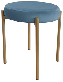 TABORET DIOR STOŁEK LOFT metal podstawa złota MG33