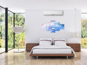 Obraz - Magiczne jezioro (125x70 cm)
