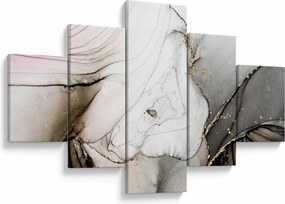 Obraz - Atrament marmurkowy (125x70 cm)