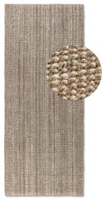 Beżowy chodnik z juty 80x200 cm Bouclé – Hanse Home