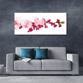 Zdjęcie na płótnie Delikatna Gałązka Kwitnącej Wiśni