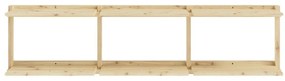 Regał ścienny z litego drewna sosnowego w naturalnym kolorze 192x47,5 cm Groove – Karup Design