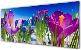 Szkło Ozdobne do Kuchni Świeżość Kwiatów Polnych