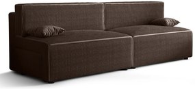 Brązowa rozkładana sofa - Lider 3X