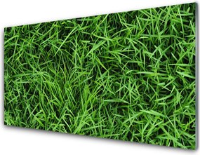 Panel Szklany do Kuchni Soczysta Zielona Trawa