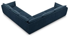 Ciemnoniebieski narożnik (róg zmienny) Vanda – Mazzini Sofas