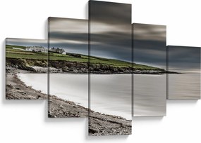 Obraz jeziora o zmierzchu (125x70 cm)