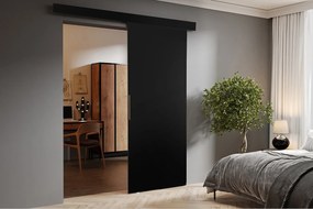 Emporius drzwi 80 cm Doris - drewniane drzwi przesuwne, naścienne - Czarny