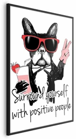 Plakat Advice 29,7x42 cm z ramą czarną bez marginesu ARTGEIST B