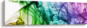 Obraz - kolorowy dym (170x50 cm)